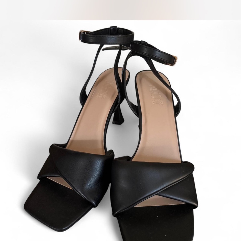 Elegant Black Strappy Heels